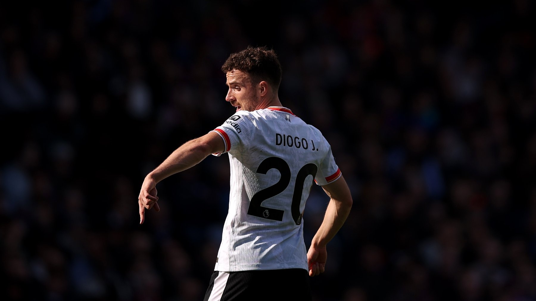 Diogo Jota, en uno de sus últimos partidos con el Liverpool. (Getty)