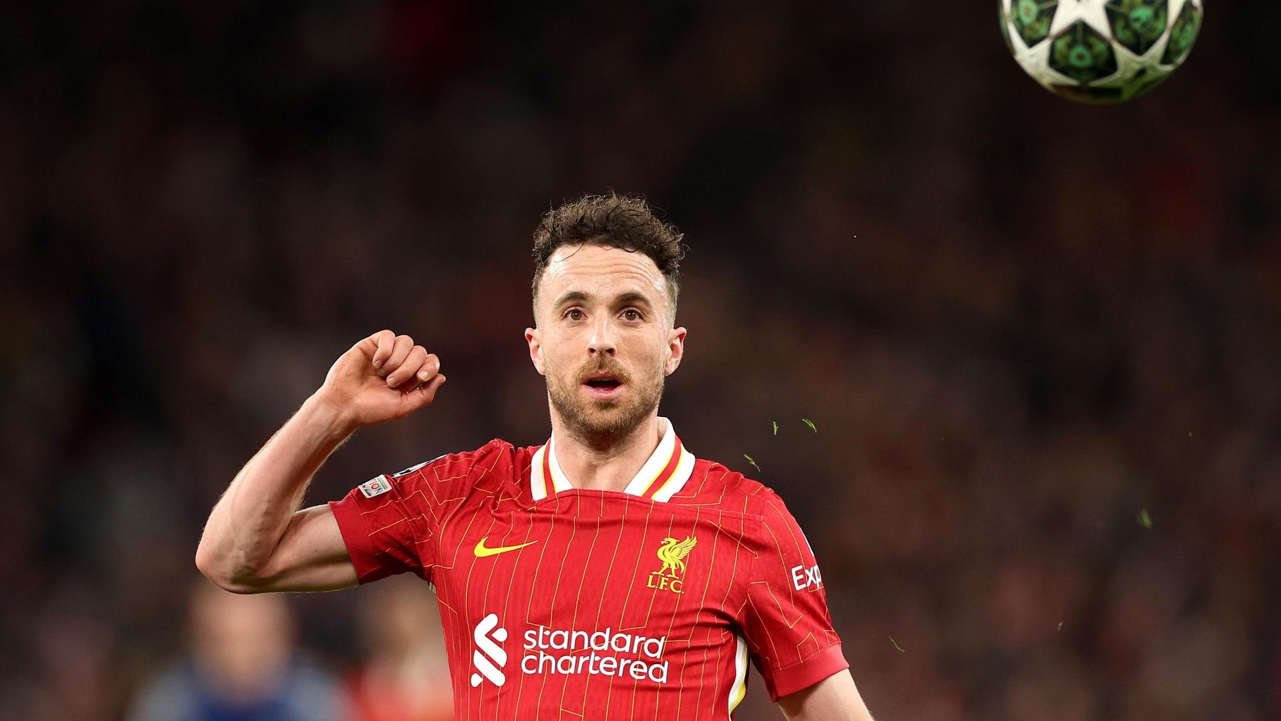 Diogo Yota, en un partido con el Liverpool. (EFE)