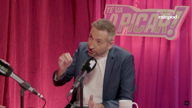 Frank Blanco en una entrevista en el podcast Te va a picar (YouTube).