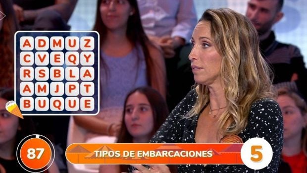 Gemma Mengual en Pasapalabra (Atresmedia).