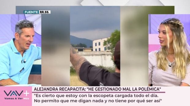 Joaquín Prat y Alejandra Rubio en Vamos a ver. (Mediaset)