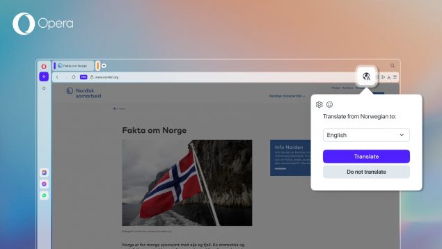 Opera Translate