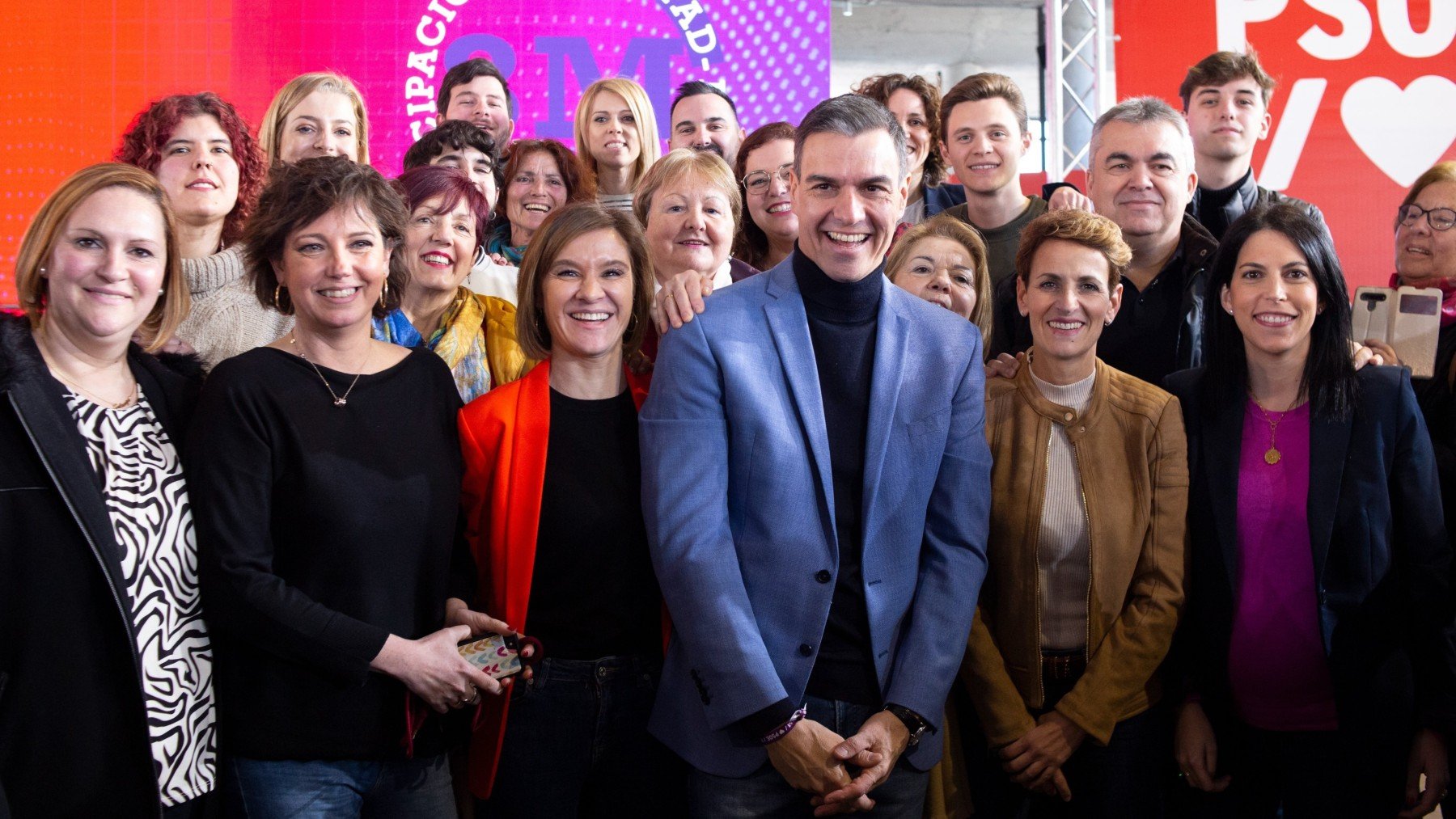 Pedro Sánchez, en un acto del PSOE. (EP)