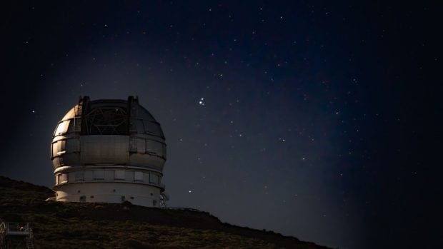 Observatorio del Roque de los muchachos.