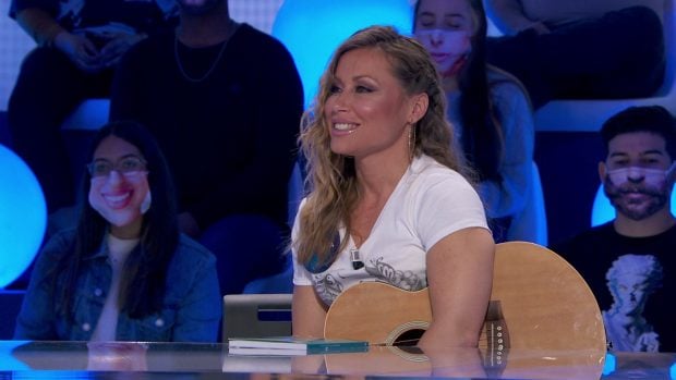 Verónica Romero en el plató de Pasapalabra (Atresmedia).