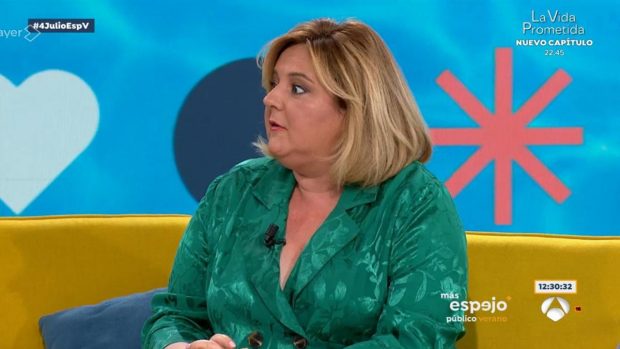 Pilar Vidal en 'Espejo Público', programa de Antena 3. (Mediaset)