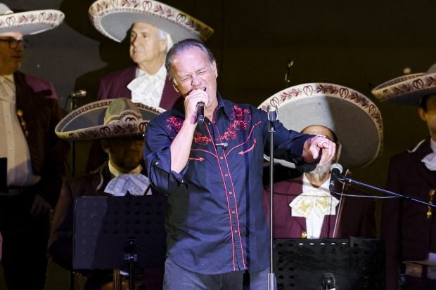 Bertín Osborne en un concierto. (Foto: Gtres)