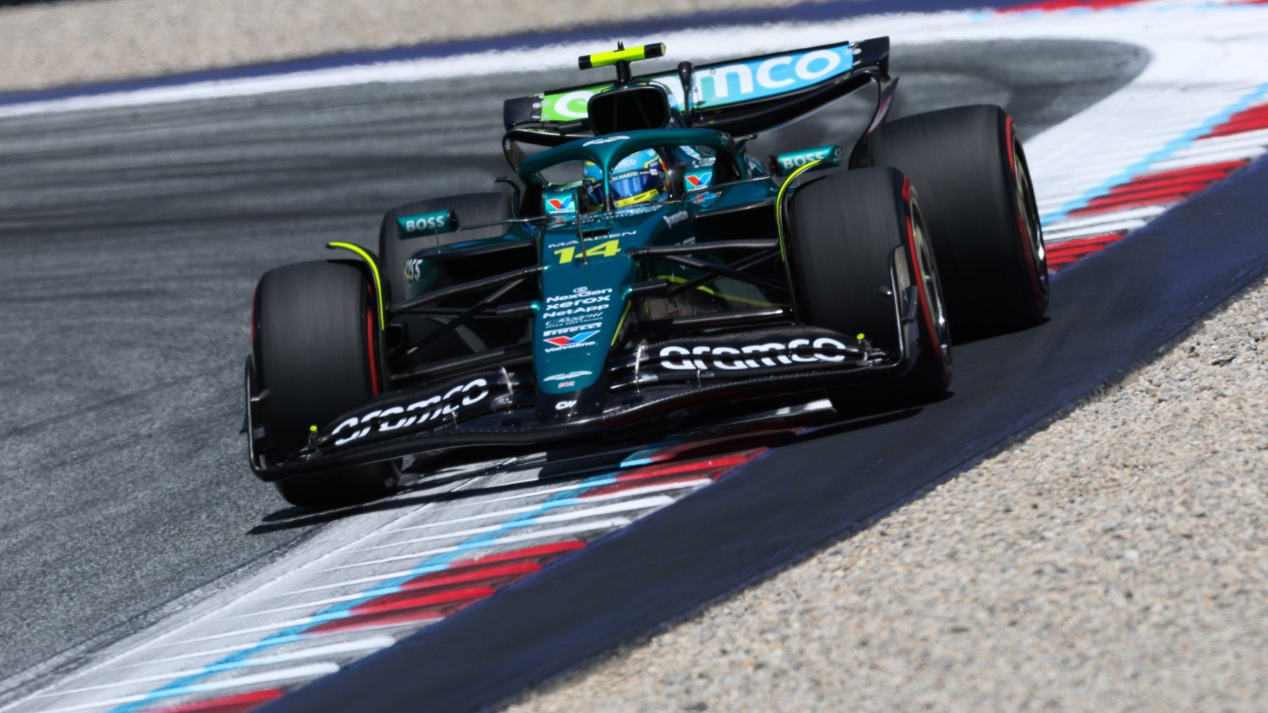 Fernando Alonso, durante un GP de Fórmula 1 esta temporada. (Getty)