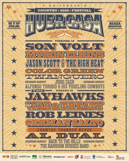 Cartel Huercasa Country Festival 2025