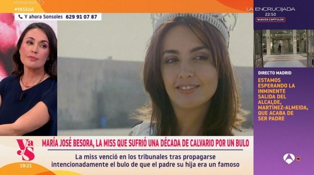 María José Besora acude como invitada a Y ahora Sonsoles. (Atresmedia)
