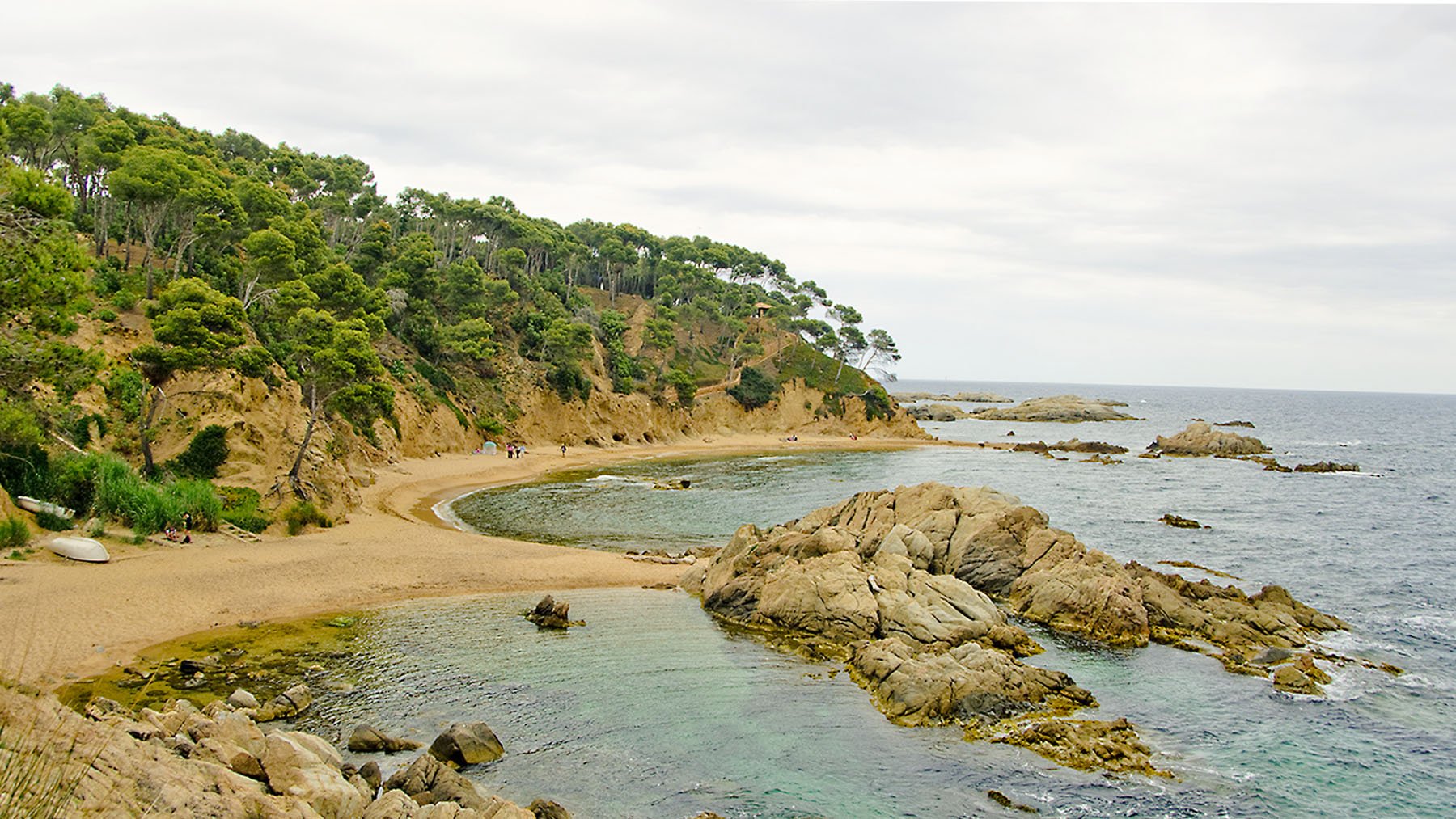 Playa El Castillo en Palamós. Foto: SBA73 en Flickr.
