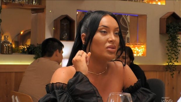 Susana en First Dates. (Mediaset)