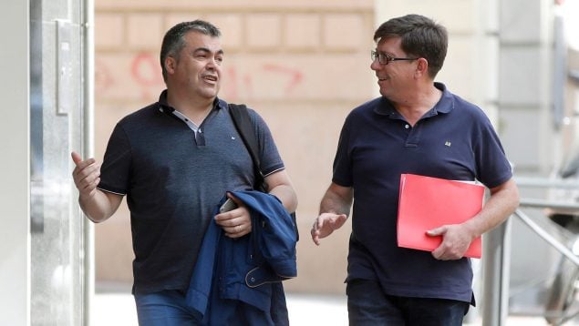 Santos Cerdán y Paco Salazar. (EFE)