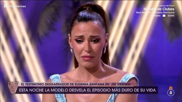 Eugenia Santana en su entrevista en De viernes (Mediaset).