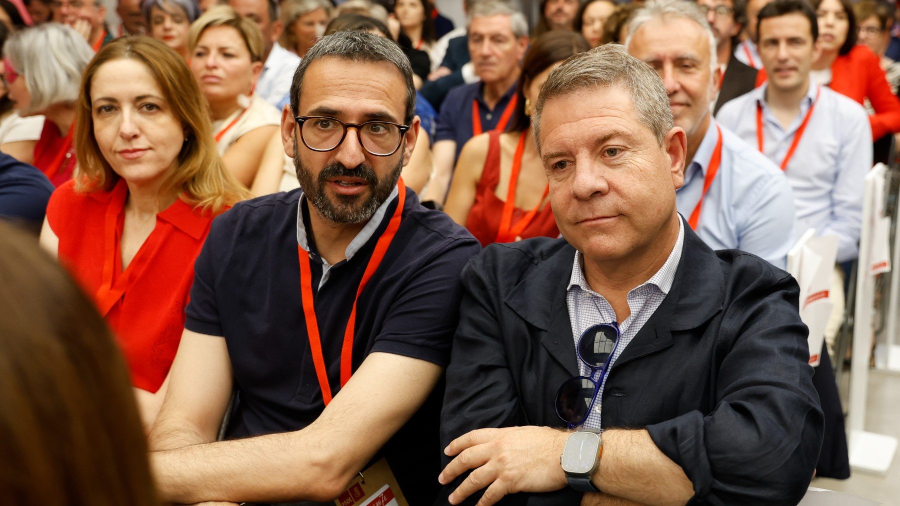 Page en el Comité Federal del PSOE. (Foto: EFE)