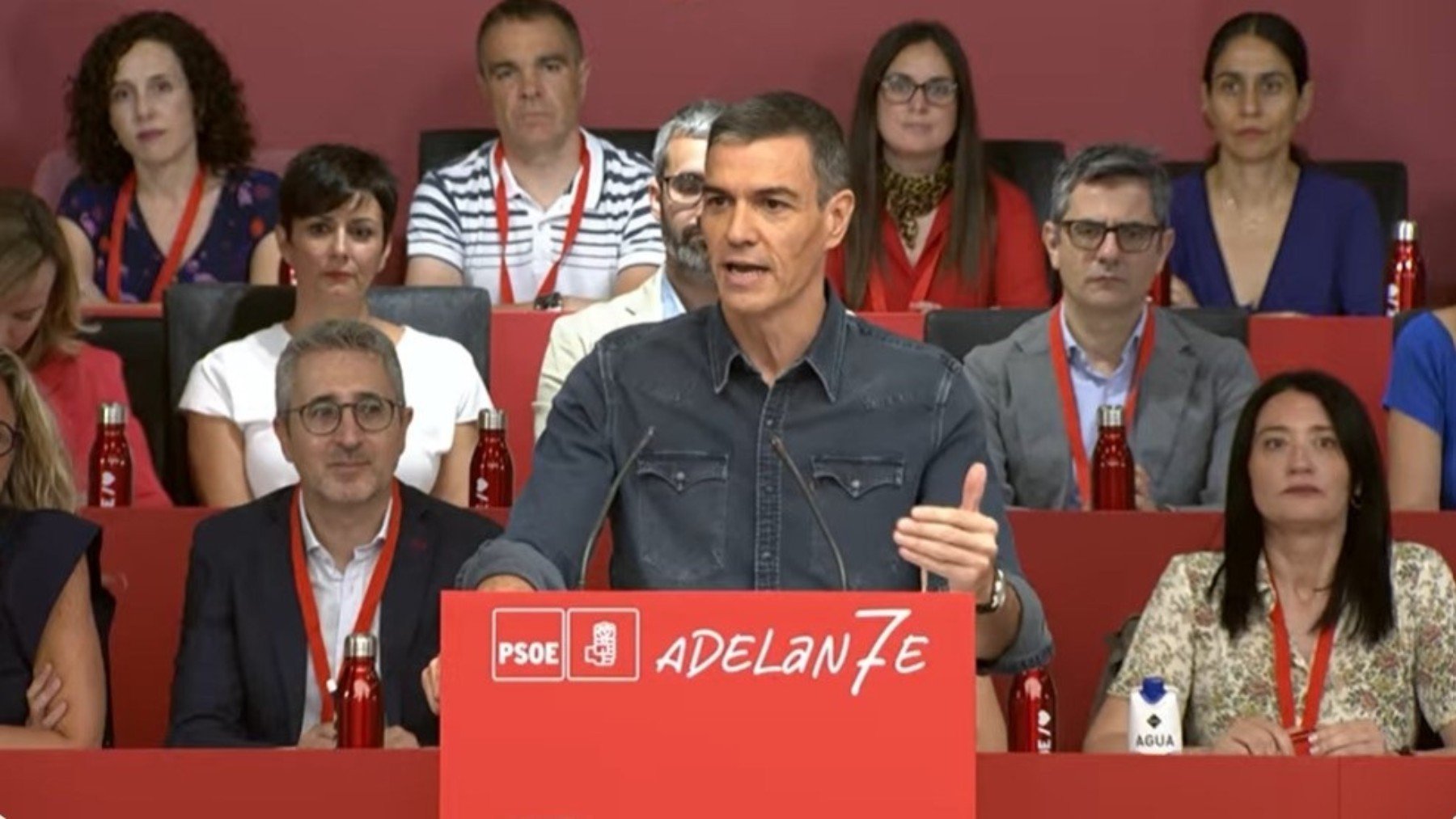 Sánchez en el Comité Federal del PSOE.