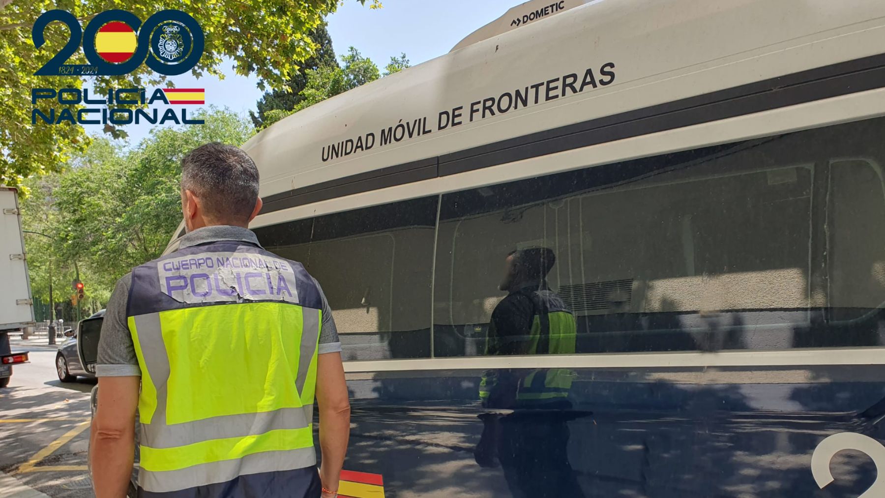 Un agente de Policía Nacional.