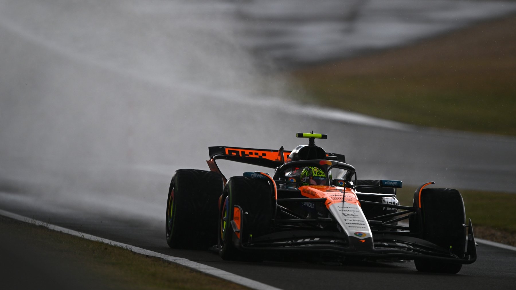 Norris en Silverstone. (Getty)
