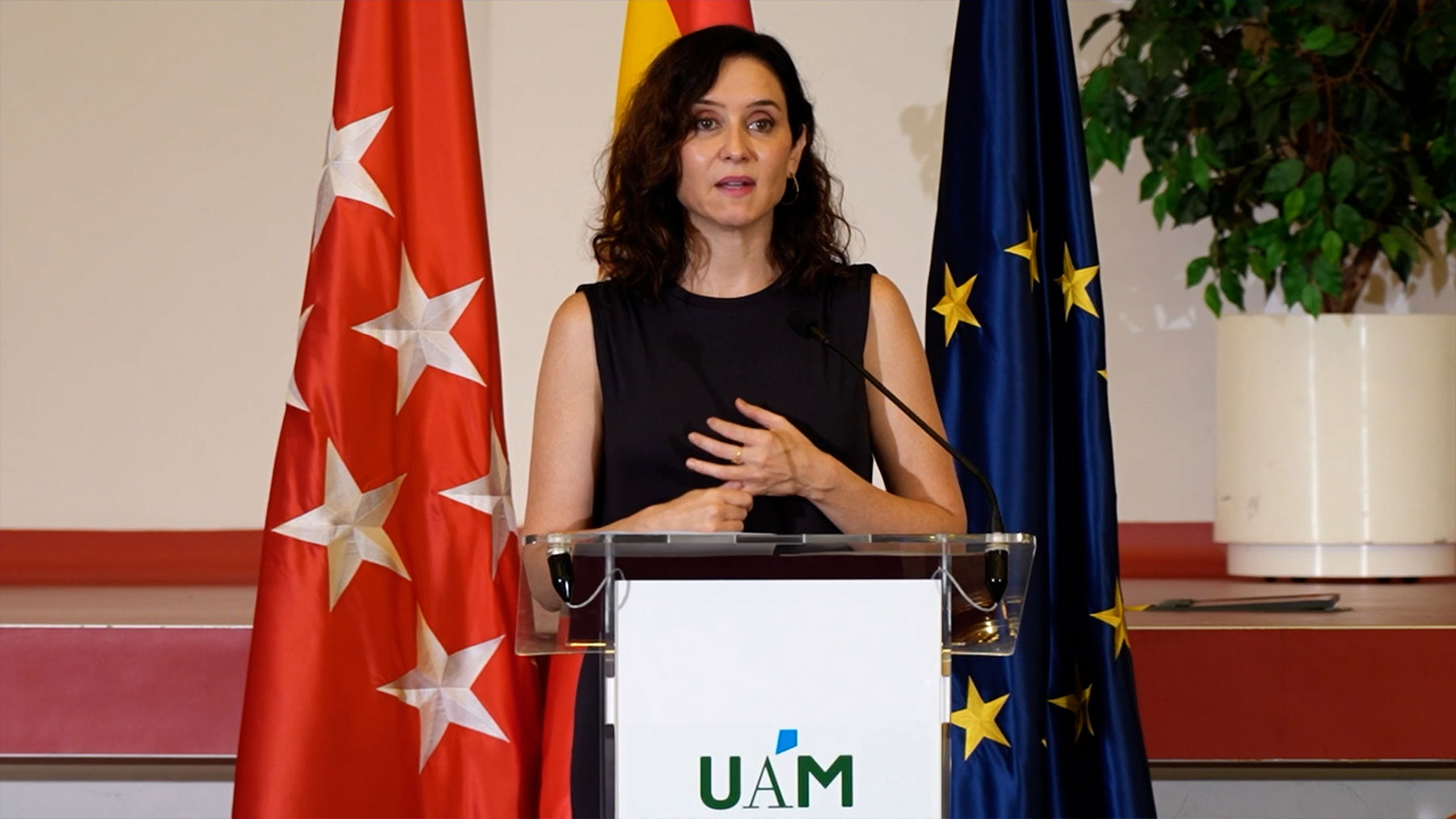 Isabel Díaz Ayuso, presidenta de la Comunidad de Madrid.