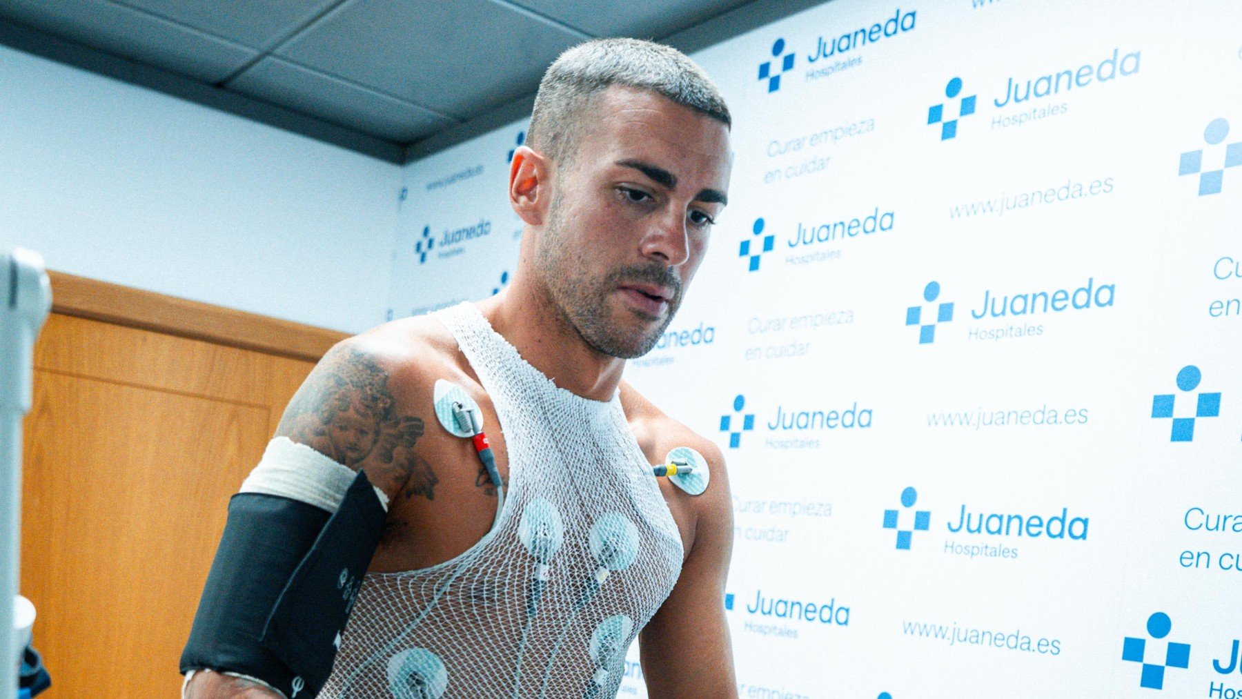 Dani Rodríguez, durante las pruebas.