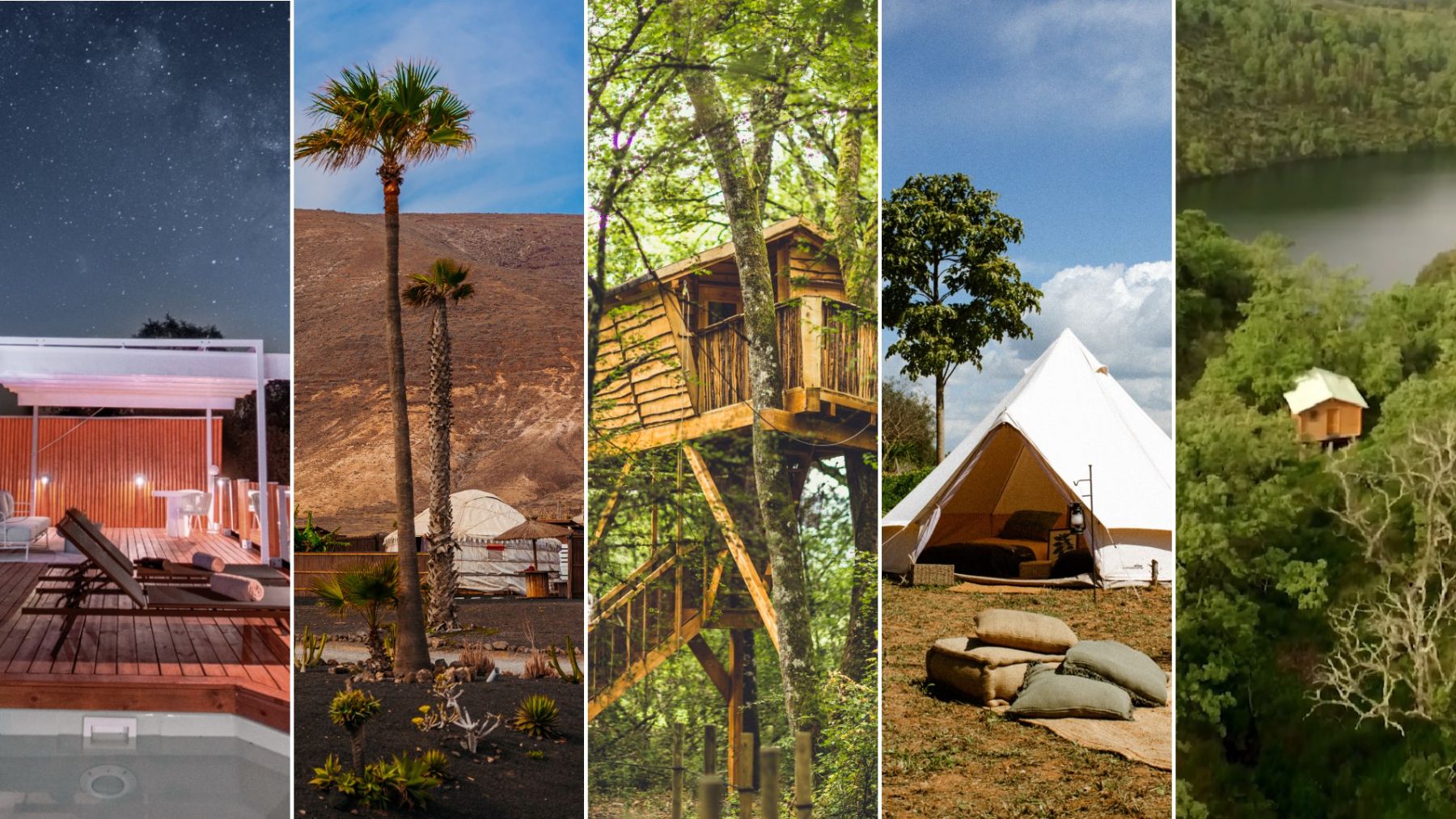 El glamping te promete contacto con la naturaleza y comodidad al mismo tiempo.