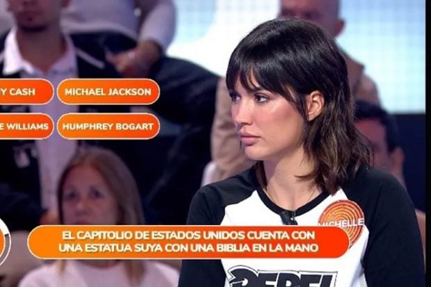 Michelle Calvó en Pasapalabra (Atresmedia).