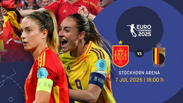 España, Bélgica, cuartos, Eurocopa femenina