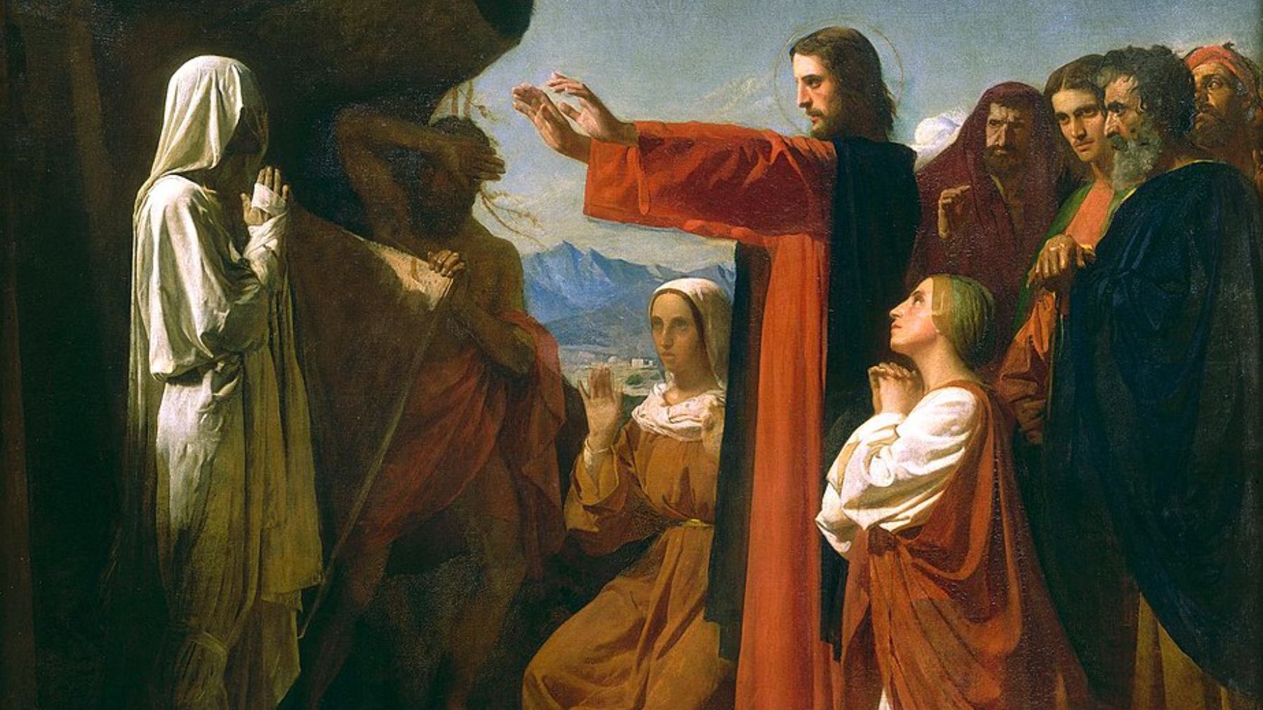 La resurrección de Lázaro de León Bonnat. (Foto: Wikipedia)