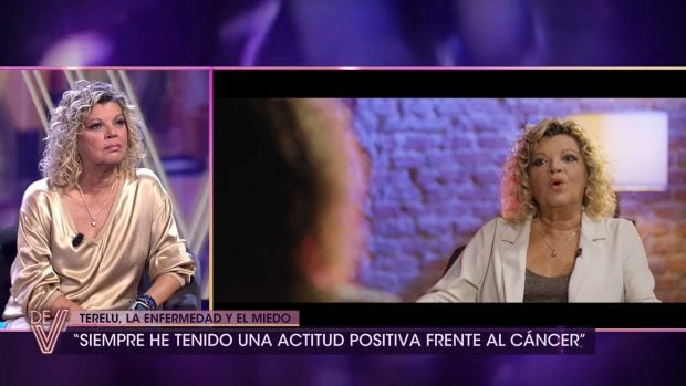 Terelu Campos ve su sesión de psicología en De Viernes. (Mediaset)