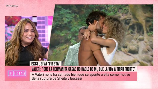 Valeri Cuéllar, invitada de Fiesta. (Mediaset)