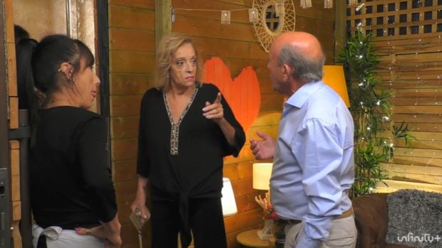 Isabel y Avelino en 'First Dates'. (Mediaset)