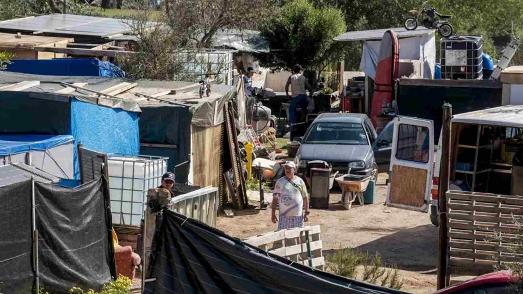 Poblado chabolista de Can Rova 2 en Ibiza. EFE.