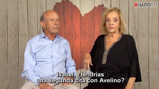 Avelino e Isabel en First Dates. (Mediaset)