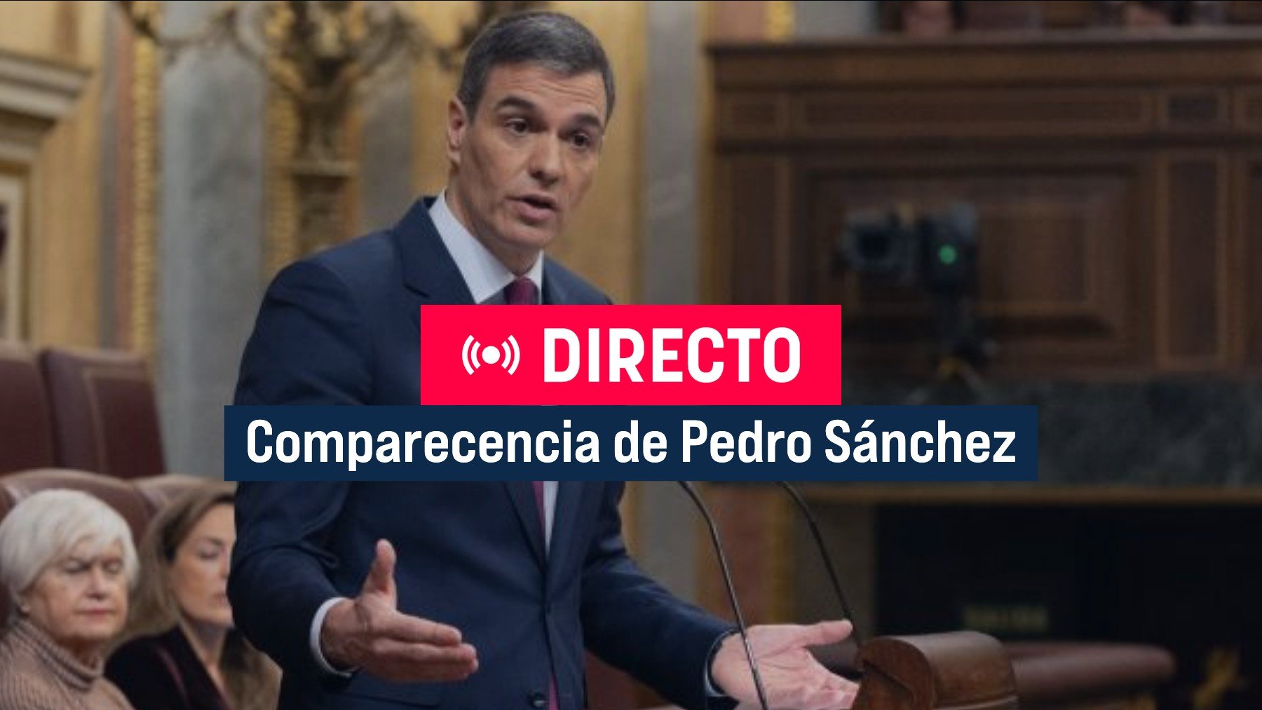 Comparecencia de Pedro Sánchez en el Congreso de los Diputados