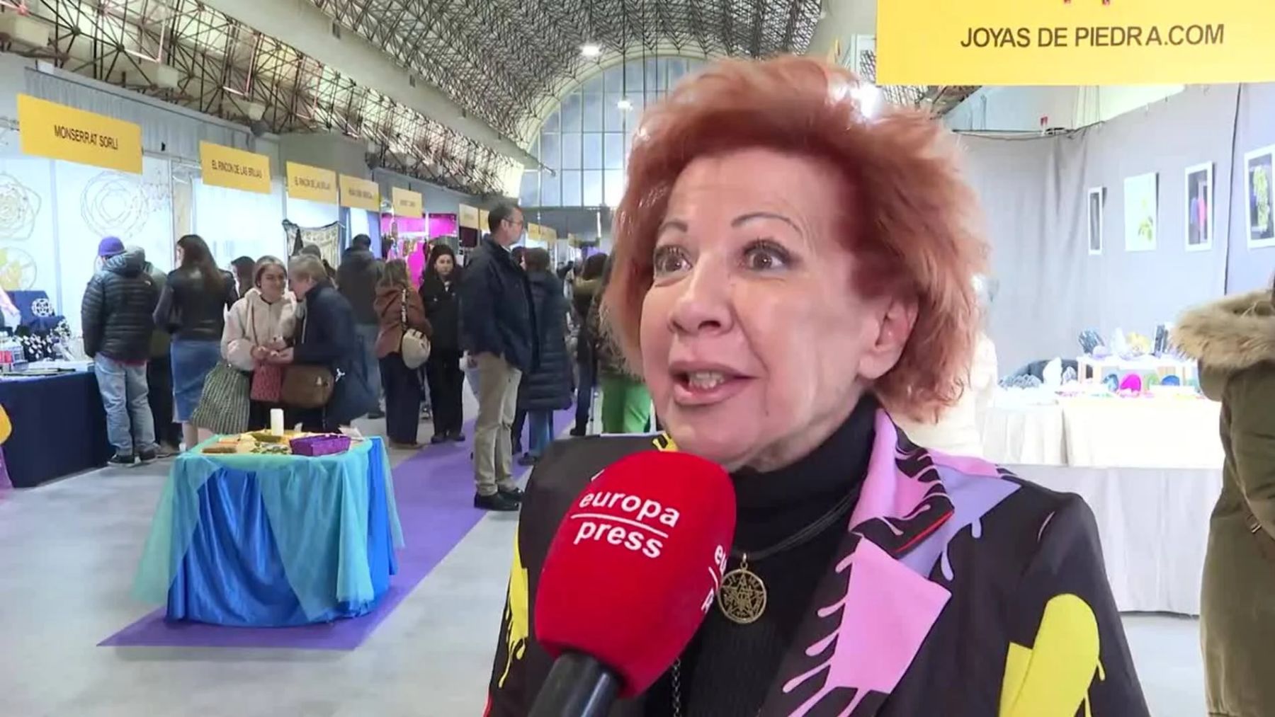 Rosa María F., directora de la Feria del Esoterismo de Madrid. EP.
