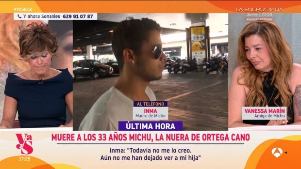 La madre de Michu habla en Y ahora Sonsoles. (Atresmedia)