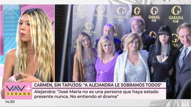 Alejandra Rubio, colaboradora de Vamos a ver. (Mediaset)