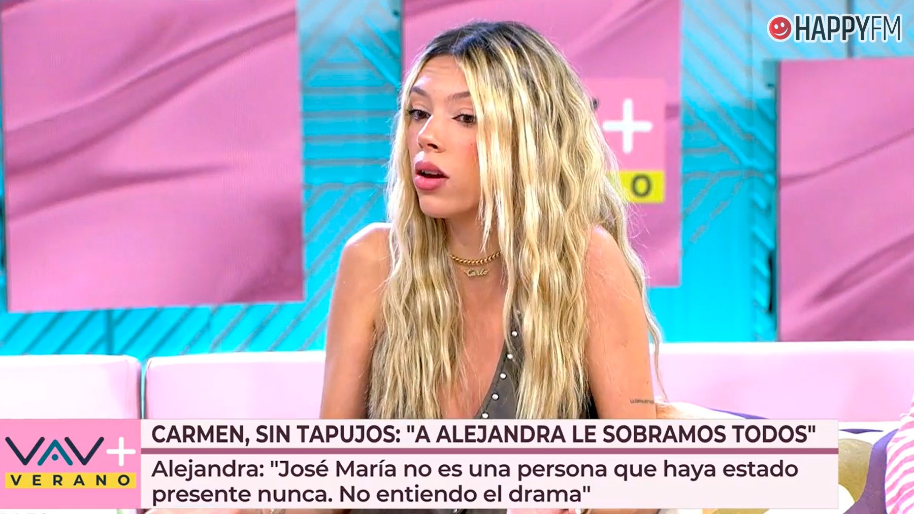 Alejandra Rubio en Vamos a ver. (Mediaset)