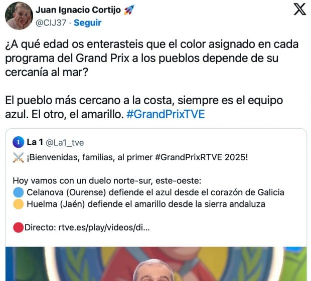 Comentario de un seguidor del programa. (X)