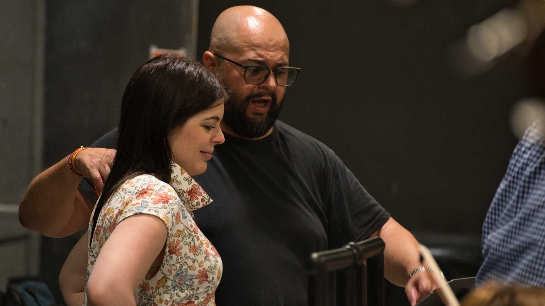 La soprano cubana de 25 años Sabrina Gárdez y el tenor tinerfeño Celso Albelo.