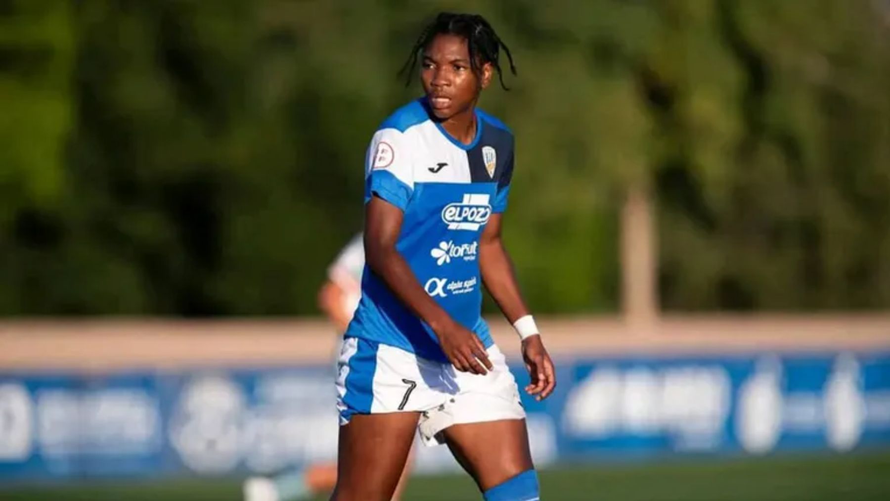 Raissa Mbappé, con el Alhama.