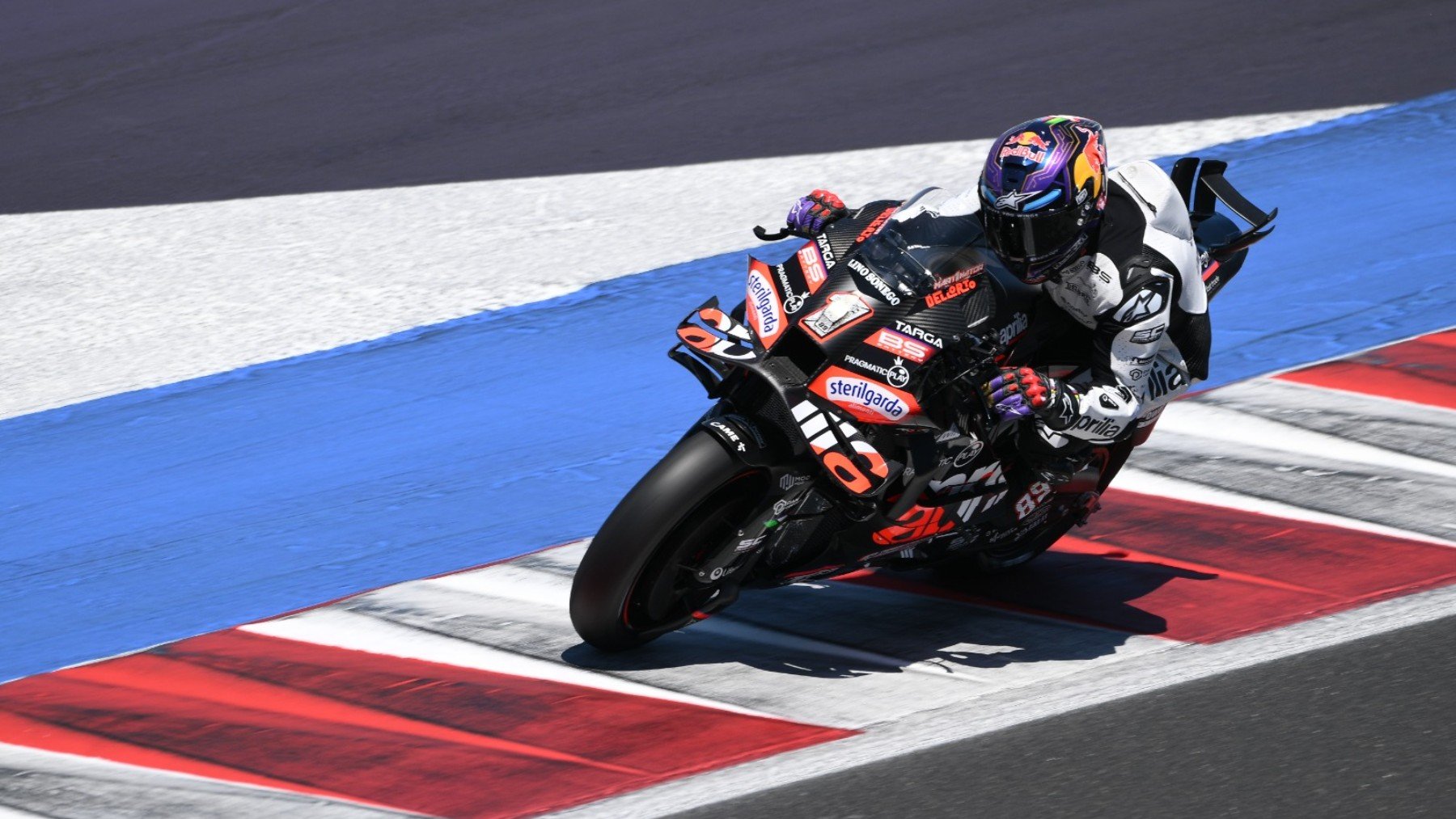 Jorge Martín vuelve a rodar con una MotoGP. (Aprilia Racing)