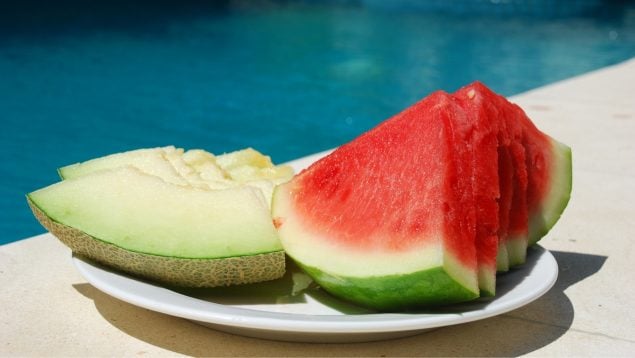 Melón y sandía