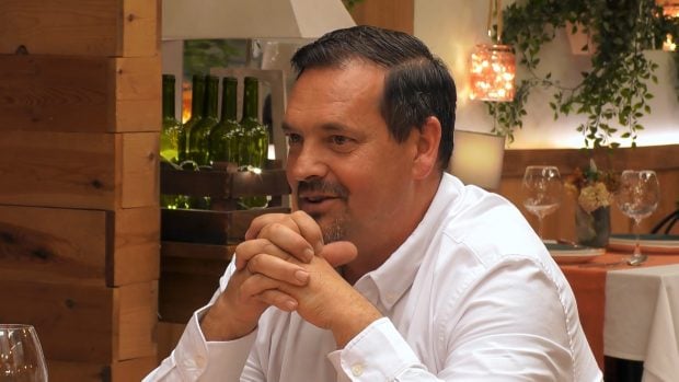 Óscar en First Dates. (Mediaset)