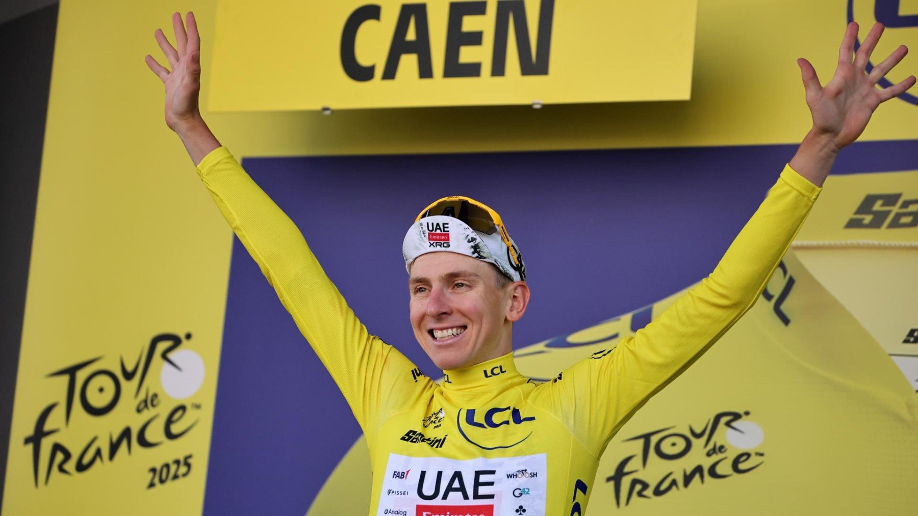 Pogacar es el nuevo líder de la clasificación general del Tour de Francia. (EFE)