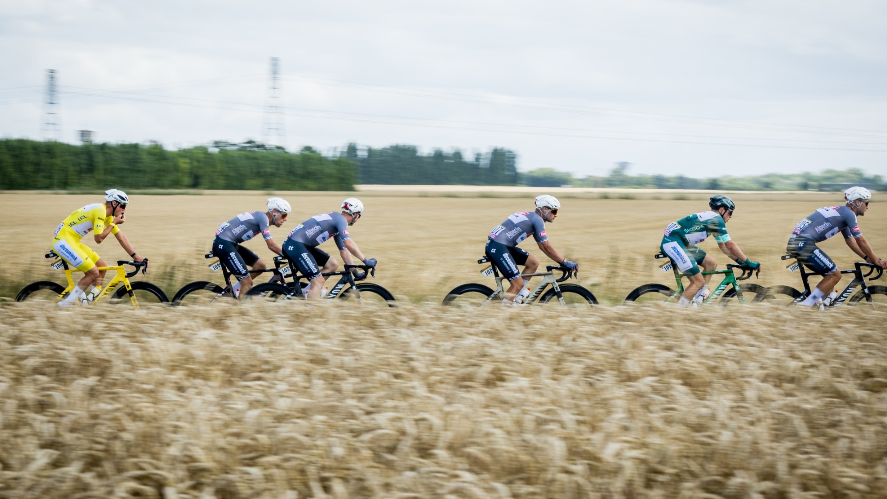 Imagen de una etapa del Tour de Francia 2025. (EP)