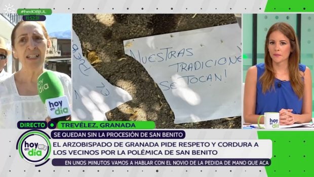 Ana Hinestrosa, copresentadora de Hoy en día, en Canal Sur (RTVA).