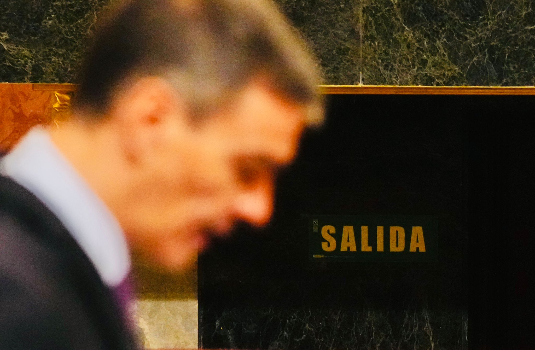 Pedro Sánchez en el Congreso de los Diputados.