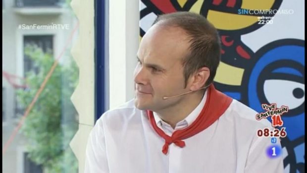 Teo Lázaro en TVE. (RTVE)