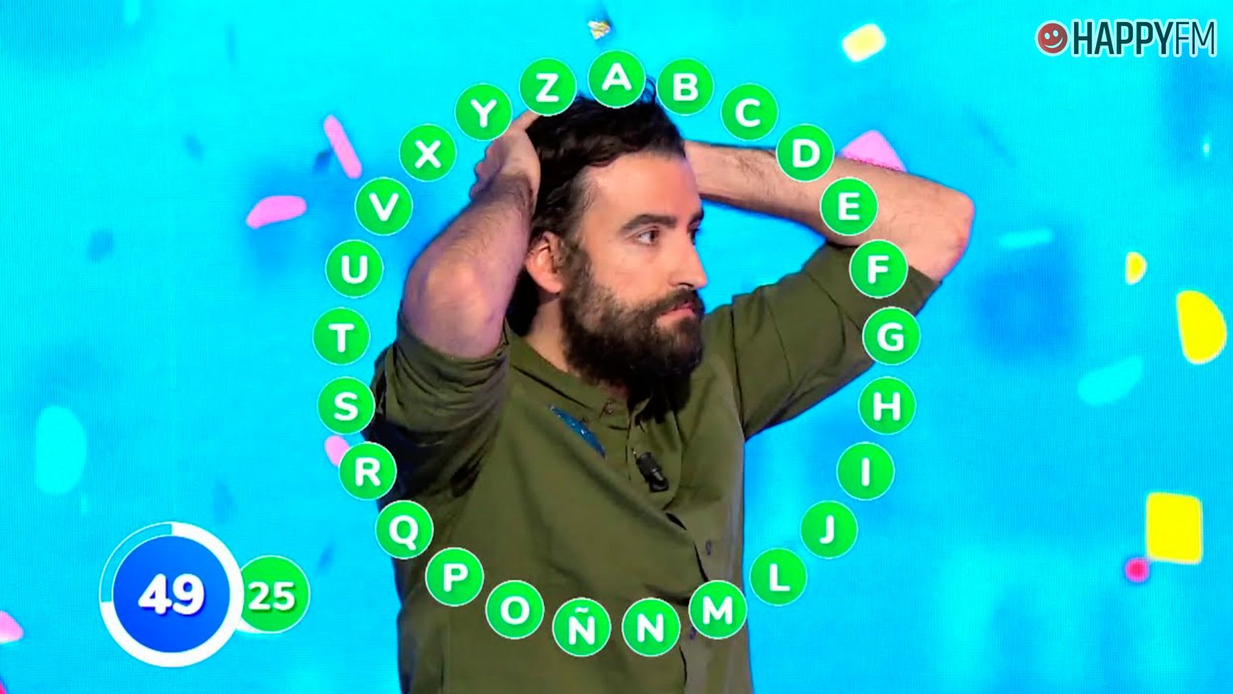 Rafa Castaño en ‘Pasapalabra’. (Atresmedia)